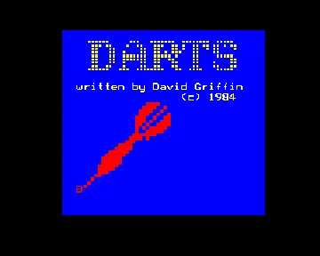 Darts (19xx)(Owen, G.R.) screen shot title